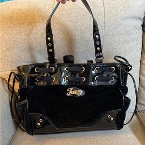 Juicy Couture Jena Large Laced Shopper. Black